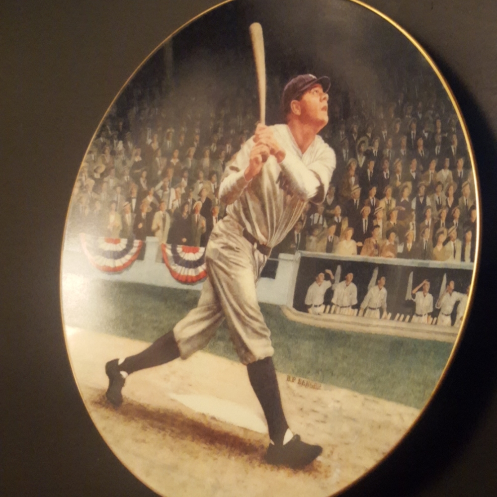 1992 Babe Ruth collectors Baseball plate | 10/10
